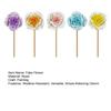 5Pcs Fake Flower Insert Weather-Resistant Resin Artificial Flower Stress-Relief Indoor Outdoor Home Garden Ornament