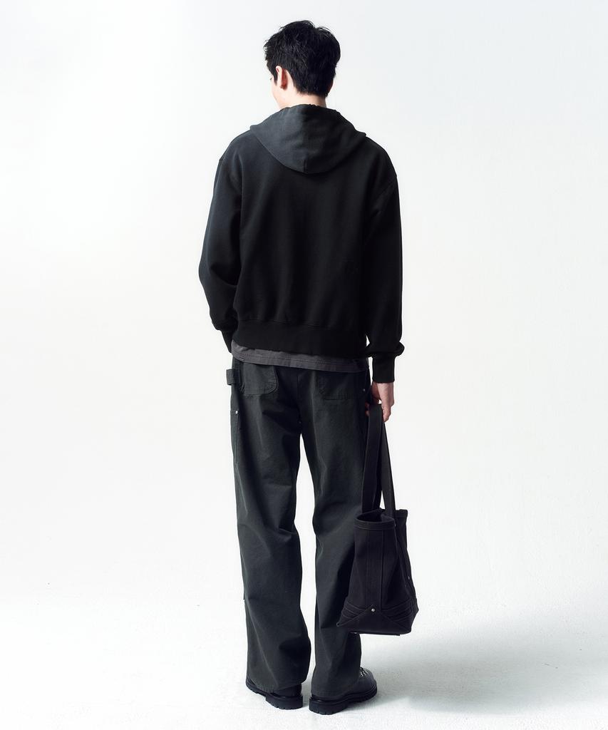 INSILENCE Duck Cotton Double Knee Pants Charcoal