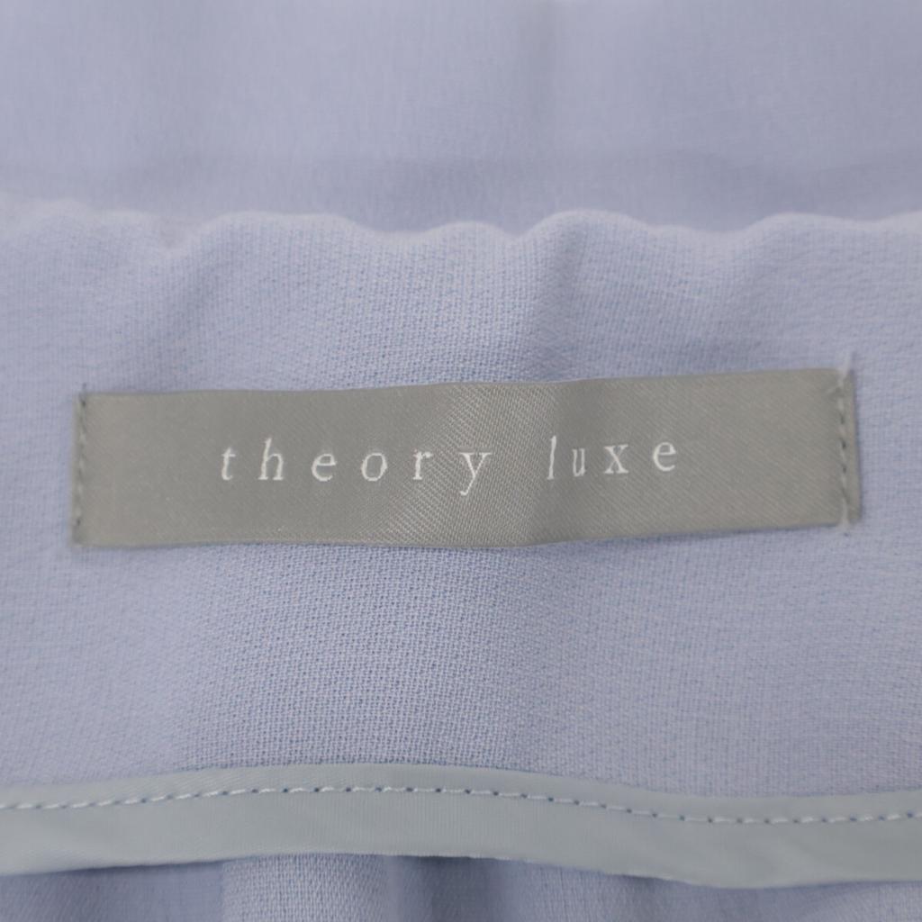 theory luxe [2011] 03-3104116 Row Crepe Karri Zip-Up Blouson Jacket 38 purpleUsed