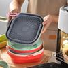 AirFryer Silicone Pot Square Air Fryers Oven Baking Tray Bread Fried Chicken Pizza Basket Mat Replacemen Grill Pan Accessories