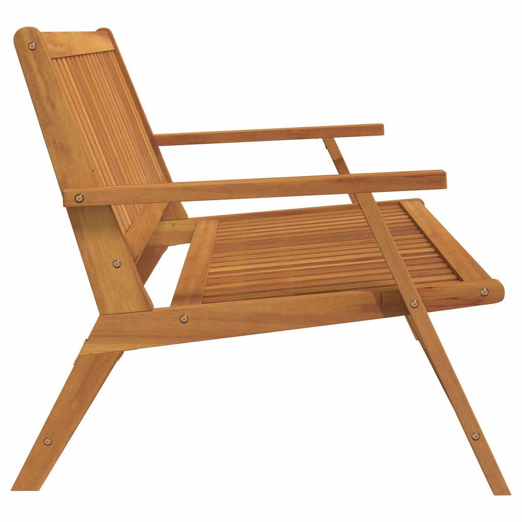 vidaXL Relax Bank Braun 122 x 78 x 73 cm Massivholz Akazie