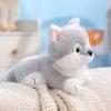 20/30cm Fluffy and Cute Simulation Lying-Down Small Animal Plush Toy Red Panda Fox Border Collie Dog Plushies Soft Toys