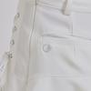 J Jane Lace-Up Flower Culottes (White)