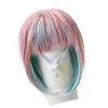 Colorful Wigs Hair Hairpiece With Heat Resistant Fiber Bob Haircut Headcover For Small Cats Dog Holiday Dressingup Supply HX6C