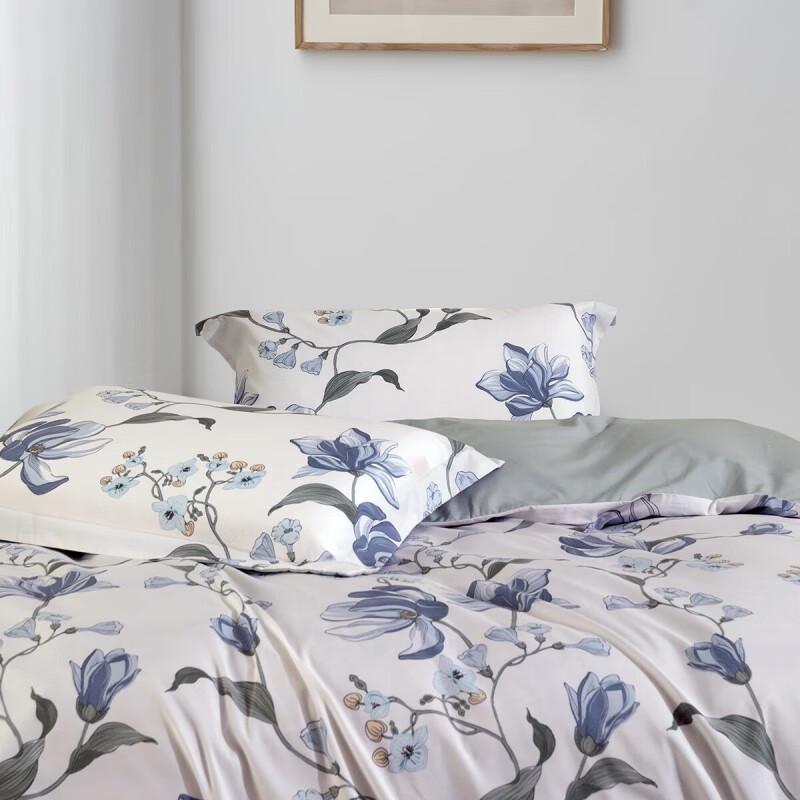 Mercury Home Textiles 4-Piece Antibacterial Brushed Bedding Set