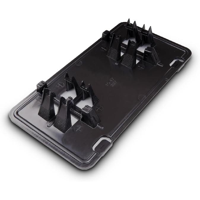 Front Bumper License Plate Bracket Mount Holder For 2015 2016 2017 Ford F150 F-150,Replacement For FL3Z17A385B (May Not Fully Fit Your Model. See Pic