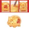 Gold Red Pig Coin Jar Zodiac Horse Coin Saving Box Cartoon Piggy Bank  Festive Occasions