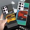 JDM Sports Cars Minimalist Design Shockproof Phone Case for Samsung Galaxy S26 Edge S25 Ultra S24 FE S23 Plus S21 Cover Anti Fal