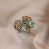 New Oil Dripping Exquisite Green Dragonfly Brooch With High-end Feel Light Luxury Emerald Insect High-end Gift