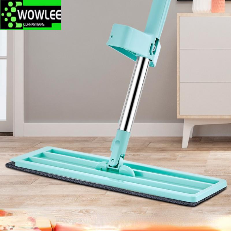 Flachmopps Wasch-Zauberreiniger, Selbstauswringender Mopp, Auspressen Haushalt, Teleskopwerkzeuge für Zuhause, Bodenreinigung