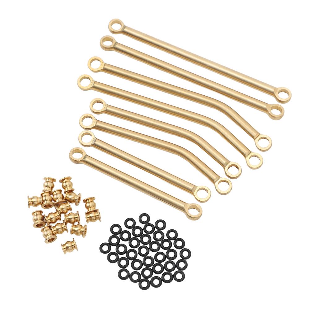 High Clearance Link Set Copper Wear Resistant Rc Car Tie Rod Set Upgrade Parts for Rc Crawler