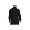 Nike Solid Color Logo Polo Pocket Button Jacket Men Jacket Black DN3937-010