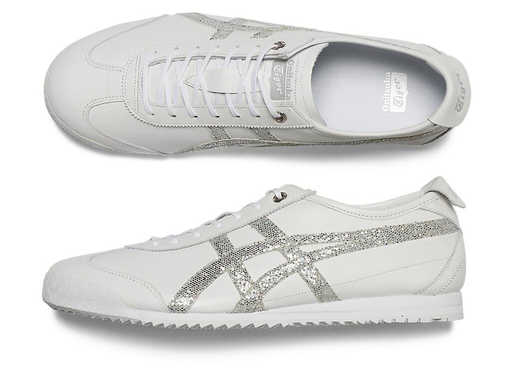 1183C345-100 Onitsuka Tiger Mexico 66 SD White Pure Silver (Men's)