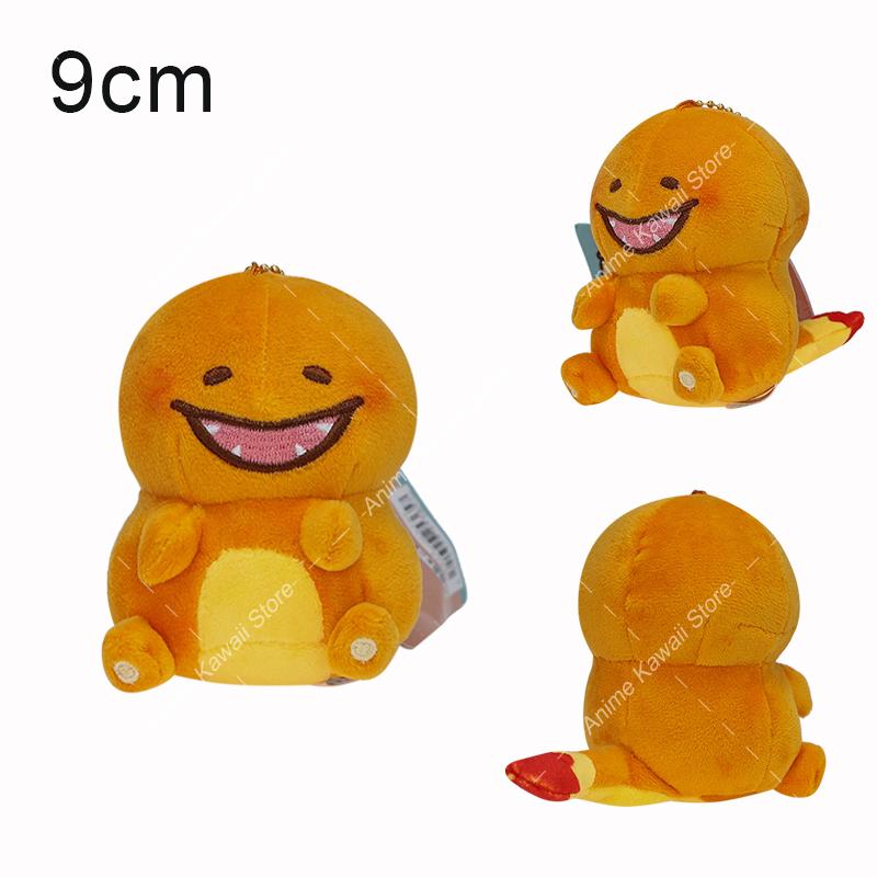 Anime Mimikyu Eevee Bulbasaur Squirtle Charmander Kawaii Stuffed Plush Toy School Bag Backpack Pendant Keyring Doll Kids Gift