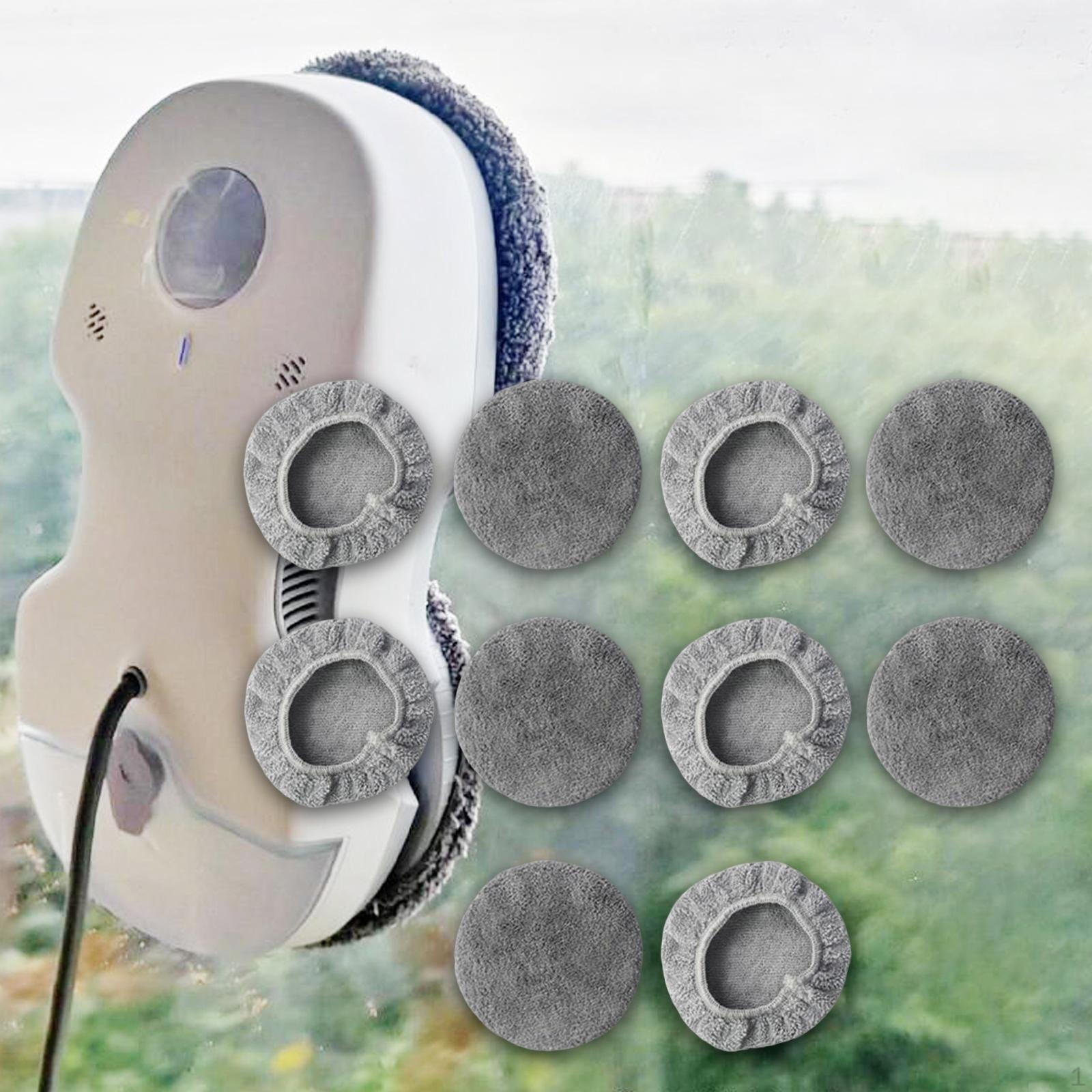 

10 штук в упаковке чистящих салфеток для робота-мойщика окон, салфетка из микрофибры для стекла и плитки Fleece Texture