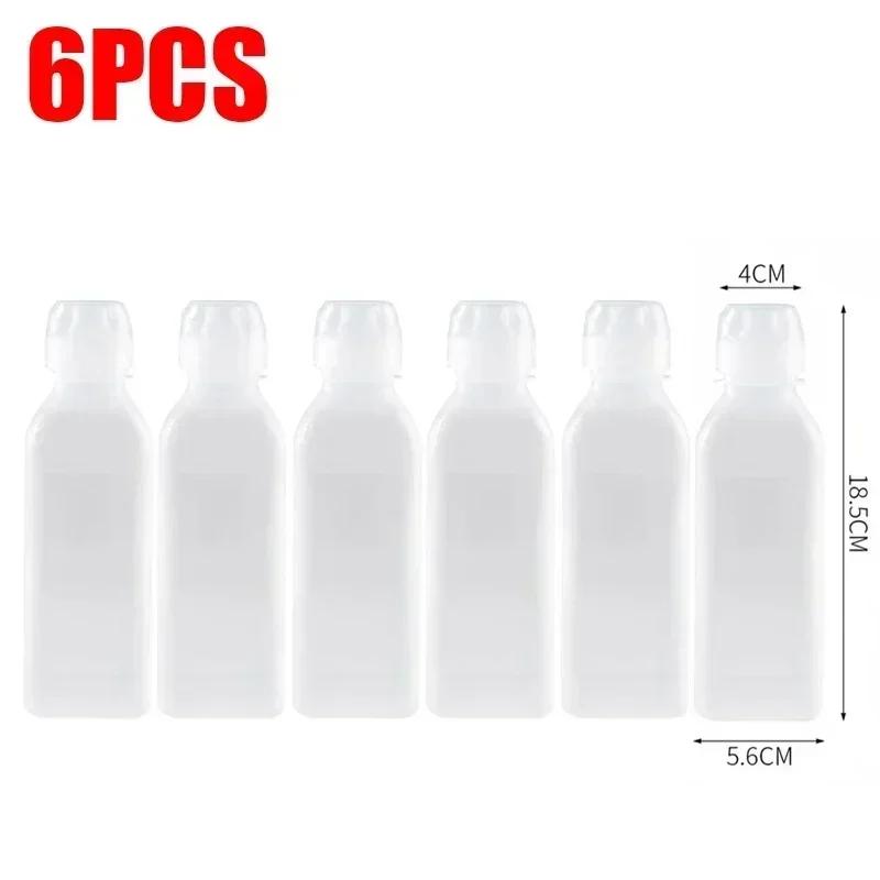 Kitchen Oil Bottle Plastic Seasoning Squeeze Bottle Dispenser for Salad BBQ Sauce Condiment Containers Cooking Tool