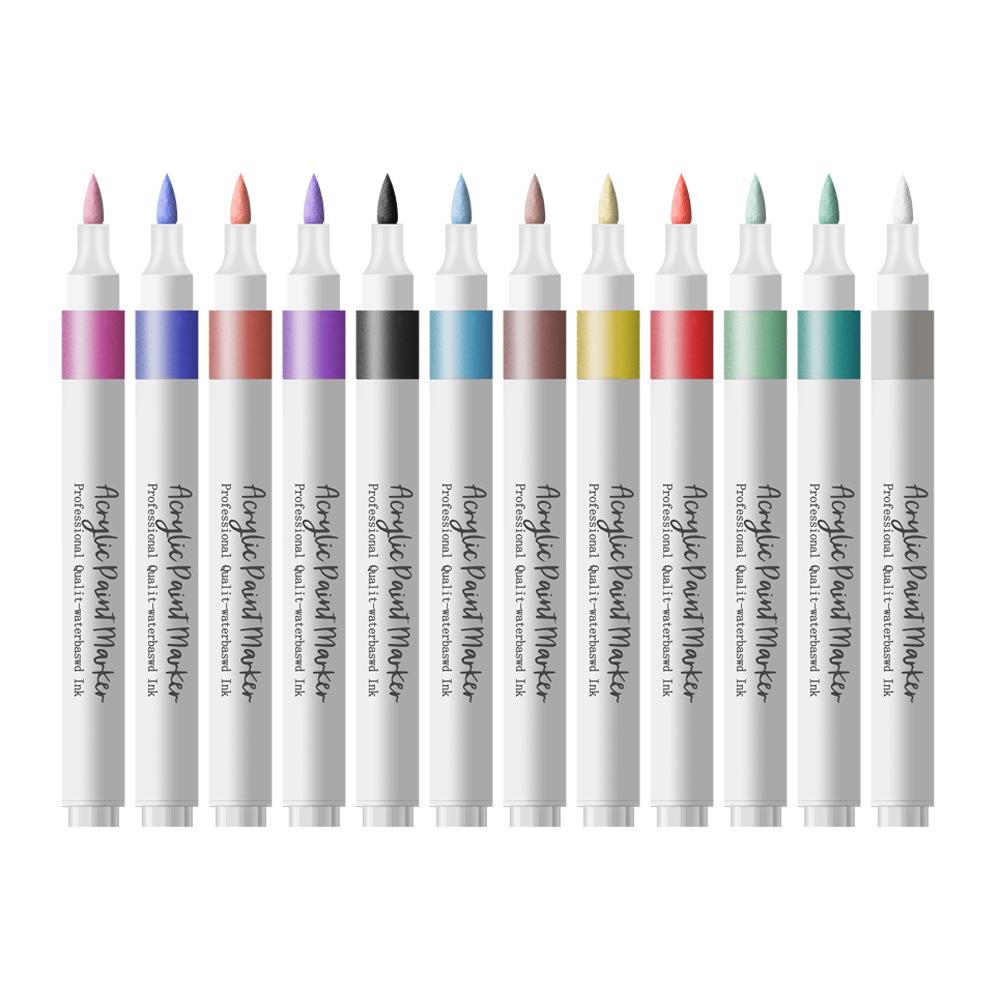 240-Color Multi-Material Marker Set with Storage Box - High-Pigment Acrylic & Oil-Based Graffiti Pens