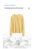 Women's 100% Pure Cashmere Round Neck Cardigan - Autumn/Winter Fashion Long Sleeve Knit Sweater Coat