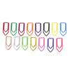 Metal Crayon Paper Clips In Assorted Colors Ideal for Bookmarking and Organizing Office Documents Durabiity