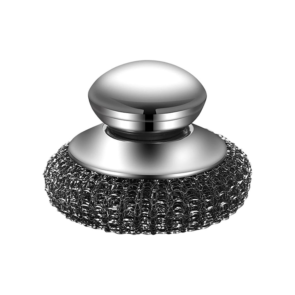 Stainless Scrub Brush, Non-Shedding Kitchen Cleaning Brush for Pots and Pans