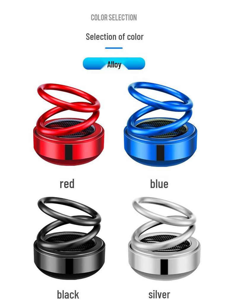 Double Ring Suspension Car Air Freshener & Perfume Holder for Interior Decoration