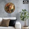 8x8 Inch Round Aluminum Metal Plaque Rustproof Wall Art For Bar Kitchen Cafe Office Holiday Decor