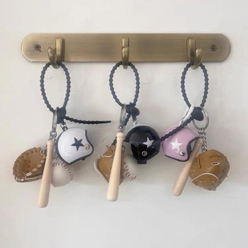 Miniature Baseball Glove Keychain Pendant Accessory for Backpacks and Handbags Gift for Boys and Baseball Enthusiasts