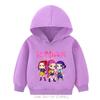 Kpop Demon Hunters Hoodie for Girls Age 4-14 HD Print 100% Polyester Pullover Casual Girls Sweatshirt Fall Many Colors Bulk Discount