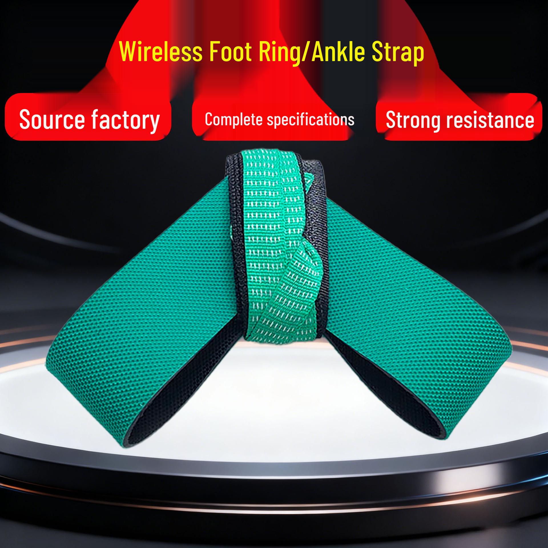 Qisu Wireless Anti-static Ankle Strap - Rubber Anti-static Foot Chain Blue Anti-static Ankle Strap