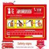 PVC Fire Extinguisher Usage Safety Sign