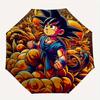 Goku Balls Automatic Open Umbrella Compact Foldable Design, Durable Fabric for Casual Birthdays, Christmas s a0820053