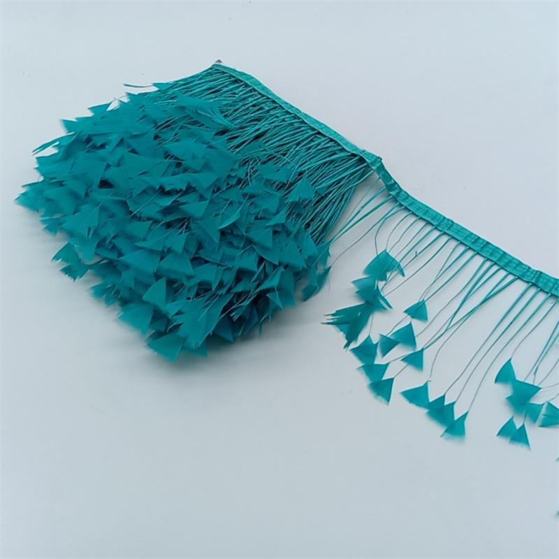 1Yards Pheasant Chicken Feathers Trims Sewing In Dress Fringe For Clothes Diy Needlework Decor Wedding Plume Crafts Accessories