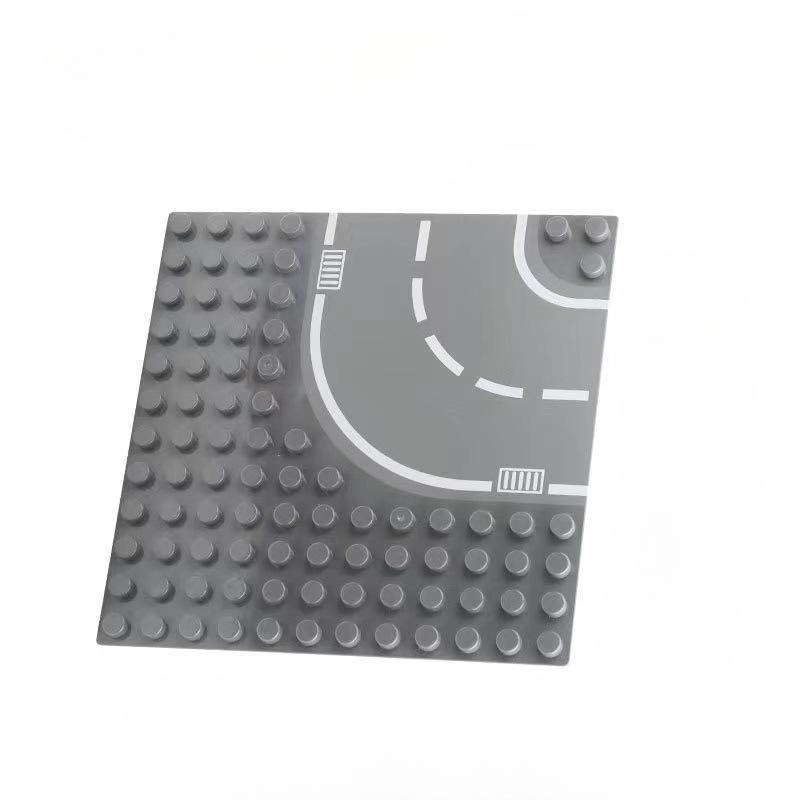 

Нижняя пластина дорожного строительного блока Детская развивающая большая нижняя пластина из ДСП Аксессуары для игрушечного строительного блока Нижняя пластина 19*19cm