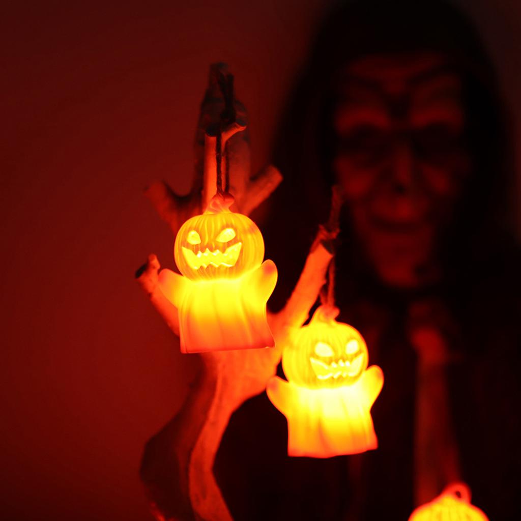 Light Up Halloween Pumpkin Decor Jack O Lantern Decoration Outdoor Indoor Plastic Trick Or Treat Table Party Supplies