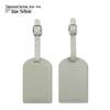 PU Leather Luggage Tag & Anti-lost Boarding Pass Holder with Logo