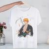 Bleach Kurosaki Ichigo Manga Anime Harajuku T-shirts Summer Men Hip Hop Funny Tshirt Streetwear t shirts Short Sleeve Tops