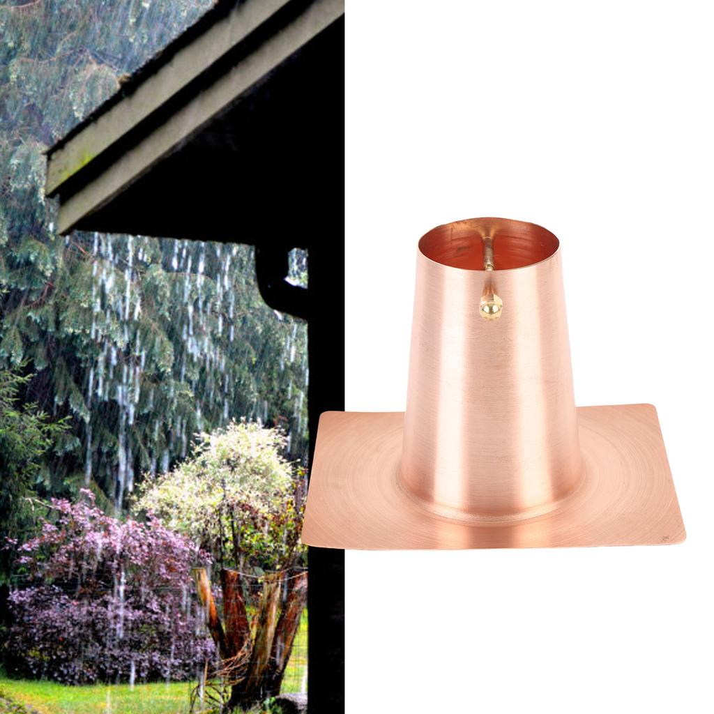 Rain Chain Gutter Adapter Metal Rain Catcher Chain Adapter for Installation Outside Gutters Downspout