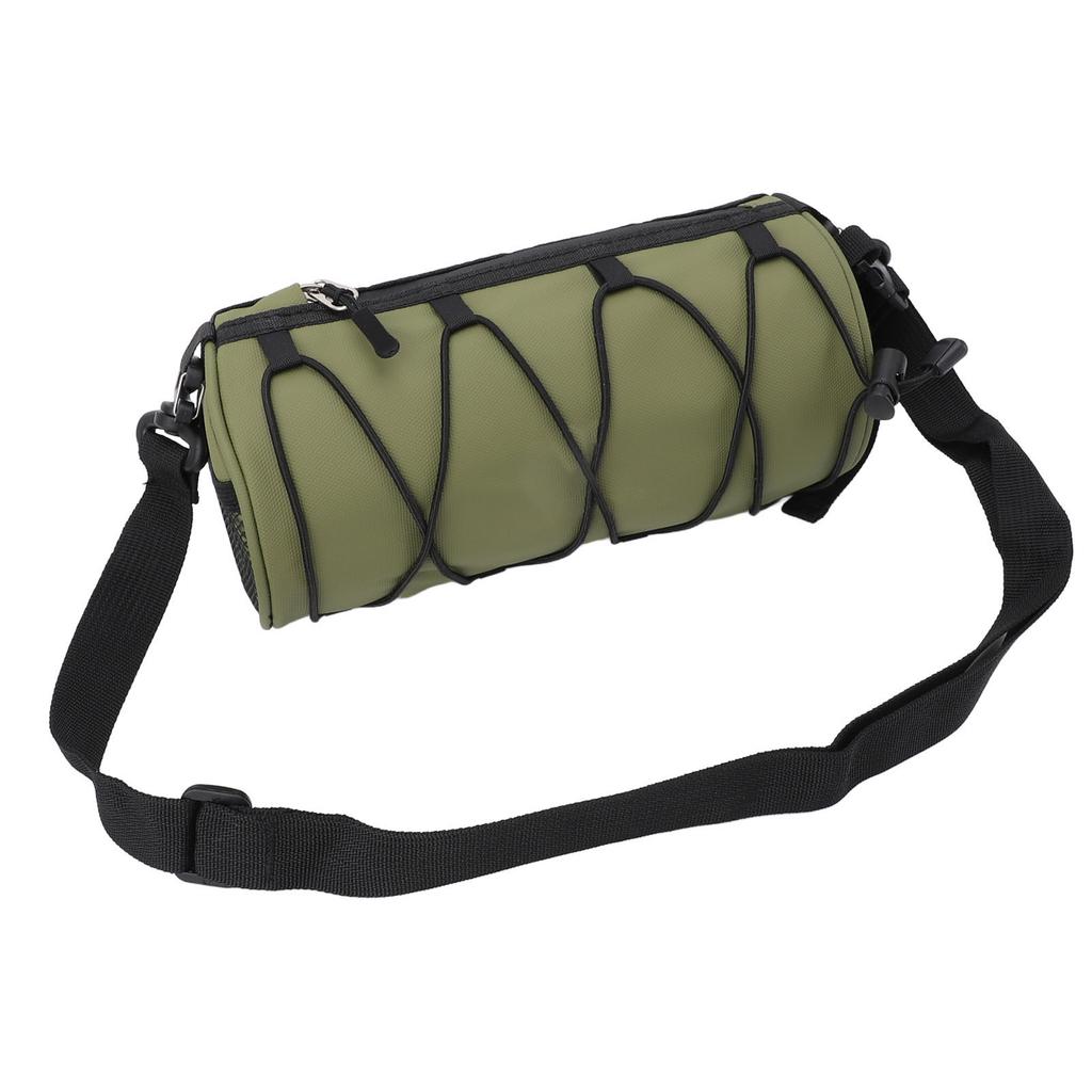 Sac de Cadre Avant de Vélo Multifonctionnel Grande Capacité Forme Cylindrique Pliant Tube Supérieur Sac de Vélo Vélo