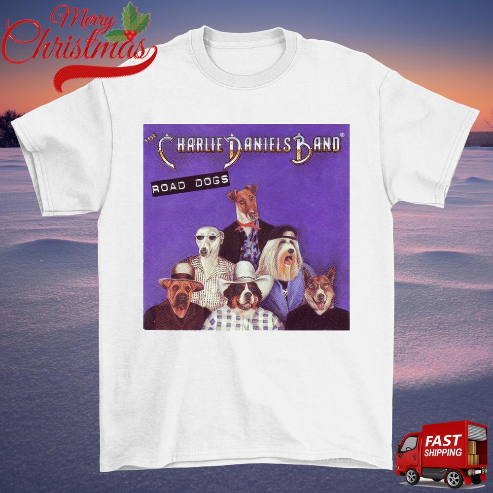 Vintage The Charlie Daniels Band Road Dogs Album T-shirtt TU188 Unisex T-Shirt XL