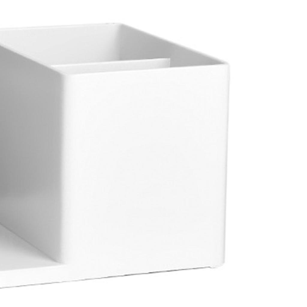 Bookends Pen Holder Desk Storage Box Delicate Office Supplies Desk Organizers for Desk Pen Book