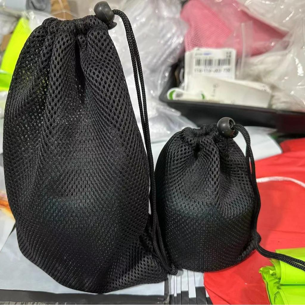Thickened Outdoor Camping Cookware Drawstring Mesh Bag
