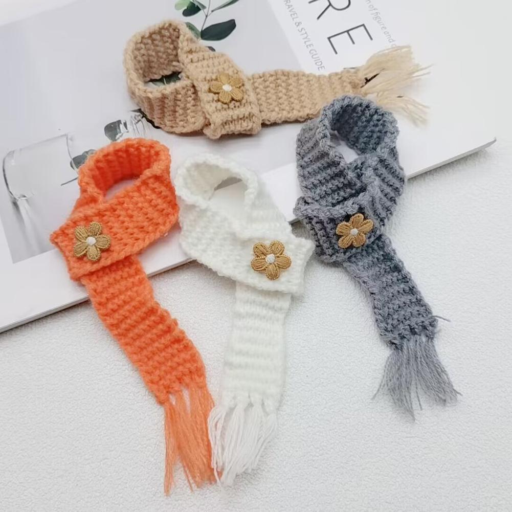Dollhouse Miniature Knitting Scarf Ornament DIY Dolls Clothing Accessories Dress Up for Birthday Gift