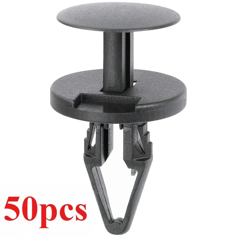 10-50 BUC Clips Auto 8mm Nituri din Plastic pentru Pasaje Roți Ford Bare de Protecție Clip Plastic Clips de Ornament Cataramă Apărătoare Noroi Nit cu Apăsare