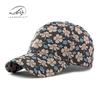 Hat Female Spring Summer Fashion Flowers Baseball Cap Outdoor Sunscreen Sunshade Hardtop Cap Tide