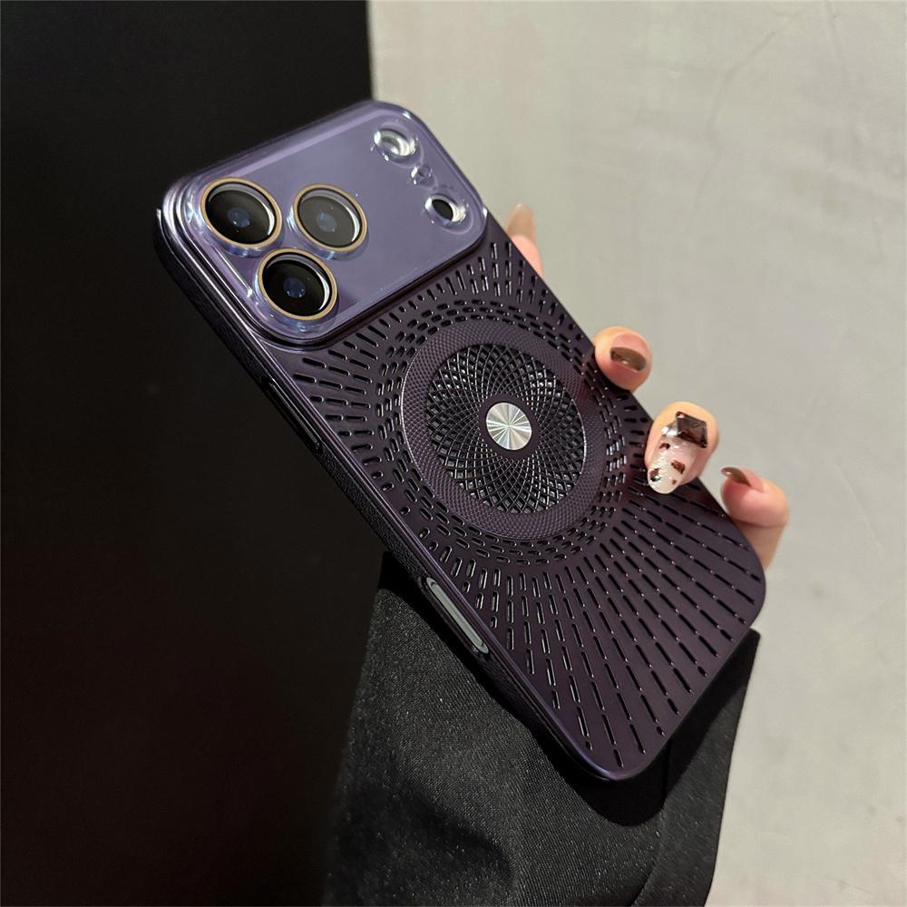 Cooling Phone Case with Camera Protective for Apple IPhone 17 Air 16 Plus 16 14 13 12 Pro Max Magnetic Heat Dissipation