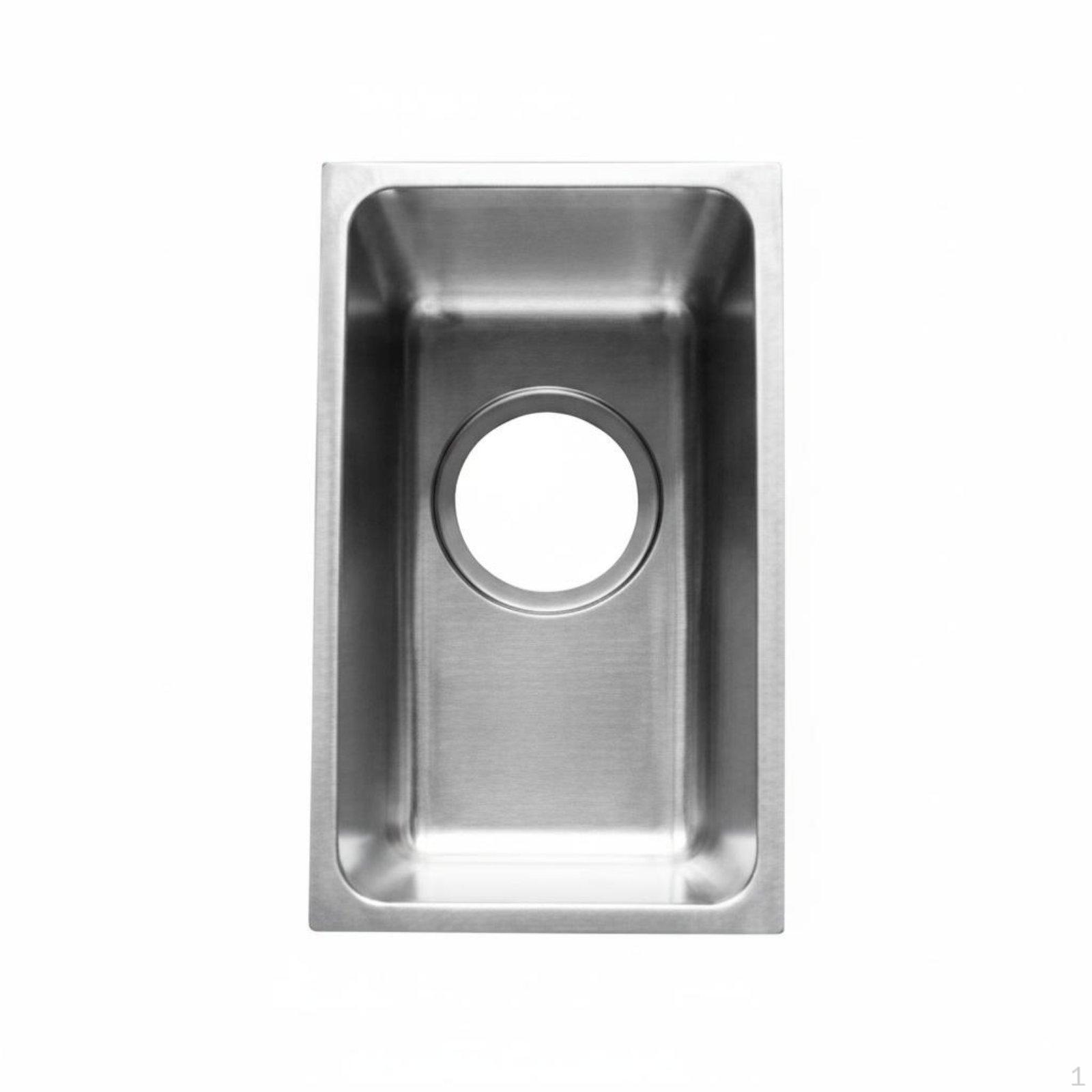 Mini Stainless Steel Sink Brushed Finish