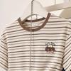 TonLion Women's Striped Short-Sleeve T-Shirt
