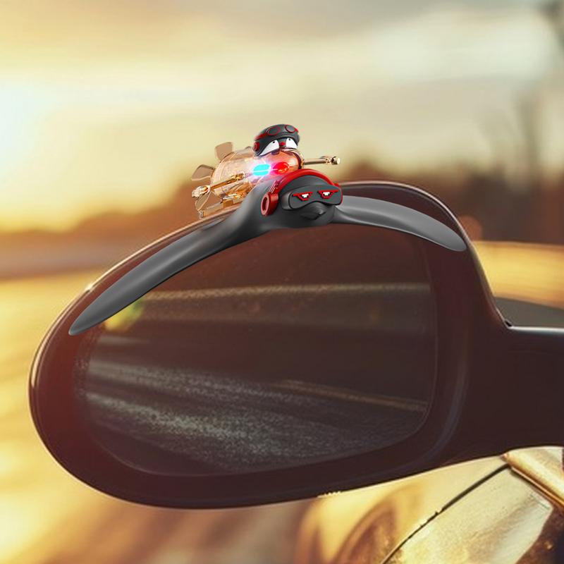 Decorazione Specchietto Retrovisore Auto Visiera Specchietto Retrovisore Illuminazione Adesivo Impermeabile Accessori Auto ad Energia Eolica per Auto Strada