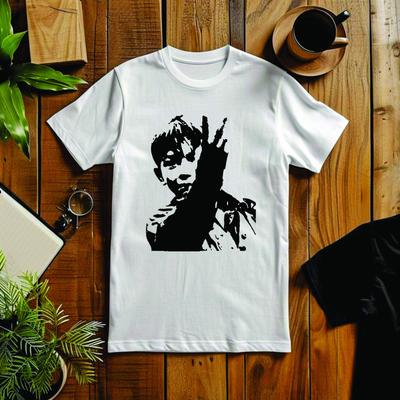 Kes Inspired Billy Fans Golfer Casper Classic Vintage Two Finger Graphic TShirt