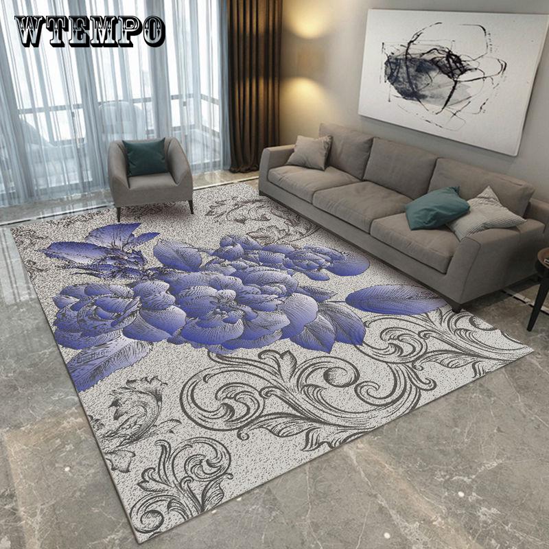 Home Decor Carpet Living Room Coffee Table Carpets Bedroom Rectangular Carpet Non-slip Floor